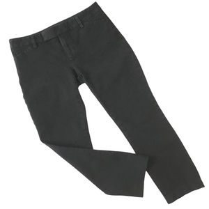Gap Slim Cropped Pants Two Way Stretch True Black Size 2 Regular